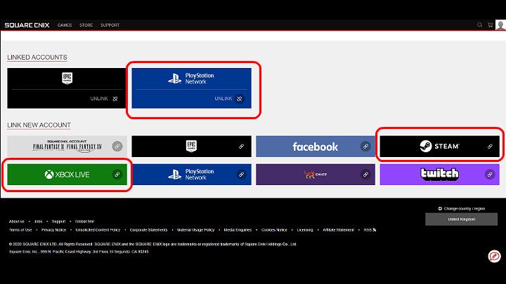 Konto Square Enix Membership możesz bezpłatnie założyć na oficjalnej stronie firmy, a opcje powiązania tego konta z kontem PlayStation Network, Xbox Live lub Steam znajdziesz na samym dole strony w panelu użytkownika - Beta Marvels Avengers: Jak dołączyć? - Marvels Avengers - poradnik do gry