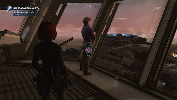 Niedaleko stołu strategicznego znajdziesz Brucea - Marvels Avengers: Avenger na zawsze.../Once an Avenger - solucja - Marvels Avengers - poradnik do gry