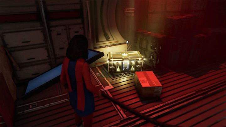 Po dotarciu do włazu, w którym kilku Syntoidów popełni samobójstwo odwróć się w lewo - Marvels Avengers: Avenger na zawsze.../Once an Avenger - solucja - Marvels Avengers - poradnik do gry