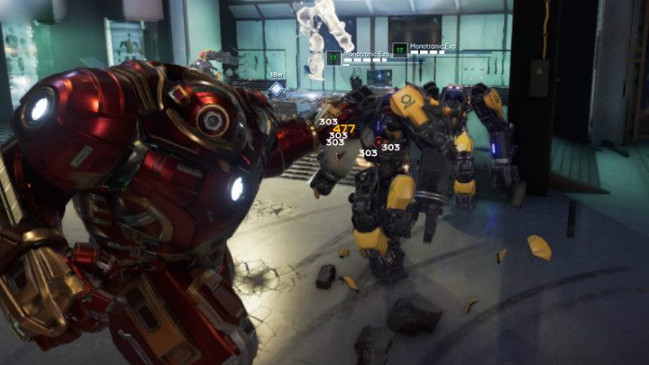 To najlepszy moment na aktywowanie umiejętności Hulkbustera - Marvels Avengers: Agonia i Mrowisko/Agony and the Ant Hill - solucja - Marvels Avengers - poradnik do gry