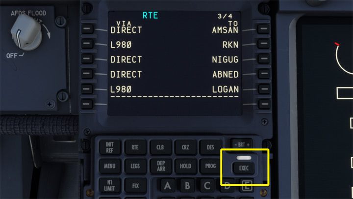 ACTIVATE nie wystarczy do zapisania trasy - PMDG 737: Cold Start i plan lotu w FMC - Microsoft Flight Simulator 2020 - poradnik do gry