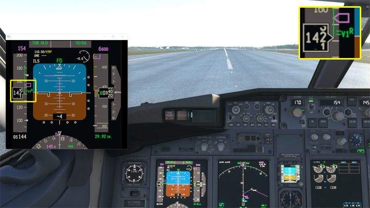 W czasie przyspieszania należy pilnować, by samolot nie zboczył na bok pasa, zwłaszcza przy bocznym wietrze - PMDG 737: Kołowanie i start - taxi i takeoff - Microsoft Flight Simulator 2020 - poradnik do gry