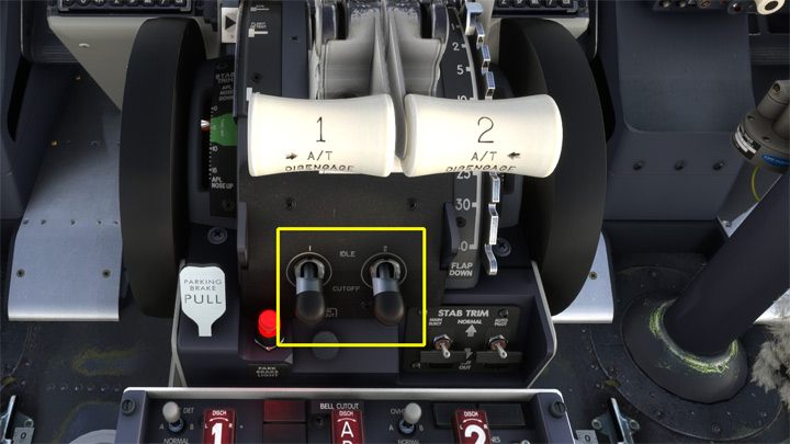 Silniki są gotowe do wyłączenia - PMDG 737: Zniżanie, podejście i lądowanie ILS - Microsoft Flight Simulator 2020 - poradnik do gry