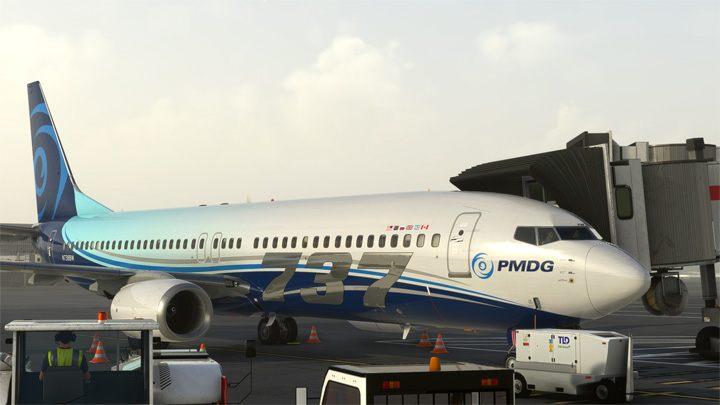 Samolot jest gotowy do deboardingu - PMDG 737: Zniżanie, podejście i lądowanie ILS - Microsoft Flight Simulator 2020 - poradnik do gry