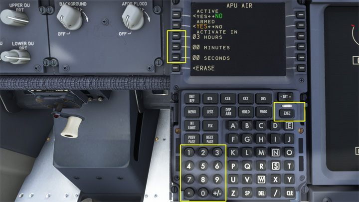 W przypadku uzbrojenia usterki należy ustawić czas, po jakim wydarzy się awaria - PMDG 737: Aircraft - konfiguracja samolotu (PMDG Setup) - Microsoft Flight Simulator 2020 - poradnik do gry