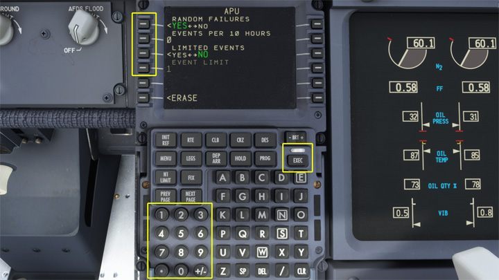 RANDOM: Przy losowych usterkach pojawiają się opcje - PMDG 737: Aircraft - konfiguracja samolotu (PMDG Setup) - Microsoft Flight Simulator 2020 - poradnik do gry