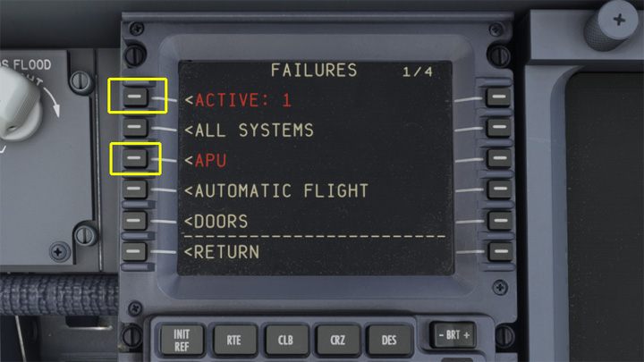 Najprostsza droga do naprawy usterki to kliknięcie na pierwszym polu zakładki Failures - ACTIVE - PMDG 737: Aircraft - konfiguracja samolotu (PMDG Setup) - Microsoft Flight Simulator 2020 - poradnik do gry