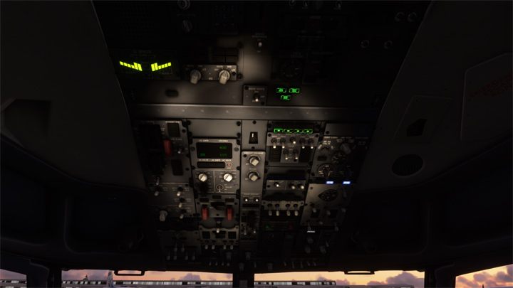 Orientację w ciemnej kabinie ułatwia latarka włączana LAlt + L - PMDG 737: Kokpit Boeinga 737 - Microsoft Flight Simulator 2020 - poradnik do gry