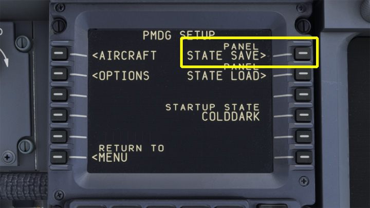Wróćcie do menu PMDG SETUP - PMDG 737: Jak ustawić Cold and Dark na stałe? - Microsoft Flight Simulator 2020 - poradnik do gry