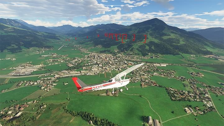 1 - Steruj tak, by wlecieć w wirtualny tunel bramek - Flight Simulator: Lądowanie na lotnisku - Microsoft Flight Simulator 2020 - poradnik do gry