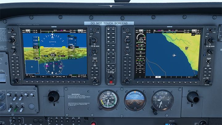 W dużych, starszych samolotach pasażerskich kokpit wygląda jeszcze inaczej - Flight Simulator: Szklany kokpit (Glass cockpit) - Microsoft Flight Simulator 2020 - poradnik do gry
