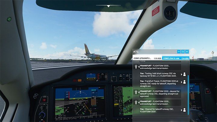 Zrównaj samolot z osią pasa - Flight Simulator: Kołowanie na pas startowy (Taxi) - Microsoft Flight Simulator 2020 - poradnik do gry