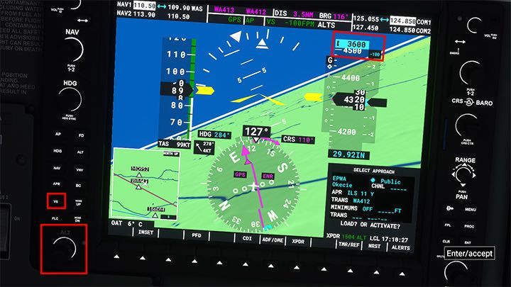 Równie istotny i użyteczny, co utrzymywanie wysokości ALT jest tryb nawigacji NAV - Flight Simulator: Autopilot - programowanie, używanie - Microsoft Flight Simulator 2020 - poradnik do gry