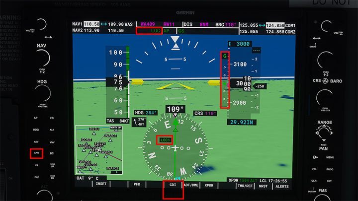 1 - Przez większą część schodzenia kontroluj prędkość i podziwiaj widoki (jeśli coś widać) - Flight Simulator: ILS - lądowanie automatyczne - Microsoft Flight Simulator 2020 - poradnik do gry