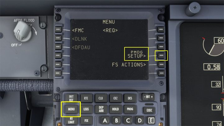 Nawet jeśli samolot jest w stanie cold and dark i nie ma żadnego zasilania, zawsze możecie włączyć FMC przytrzymując przycisk MENU - PMDG 737: Główne funkcje PMDG Setup - Microsoft Flight Simulator 2020 - poradnik do gry