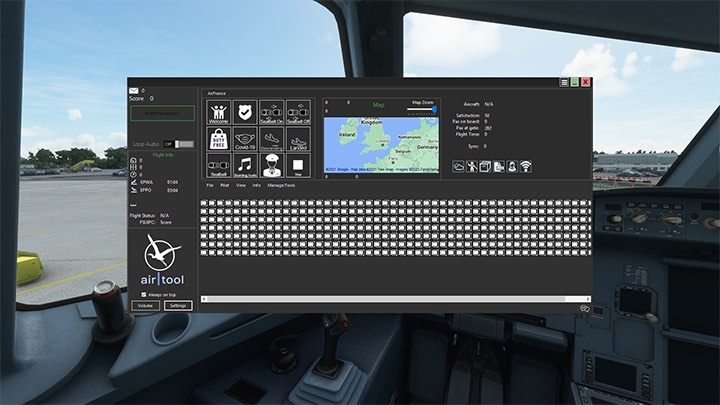 Mała nakładka LukreAirTool pozwala zająć się czymś podczas wielogodzinnych lotów w samolotach pasażerskich - Flight Simulator: Najlepsze mody - lista - Microsoft Flight Simulator 2020 - poradnik do gry