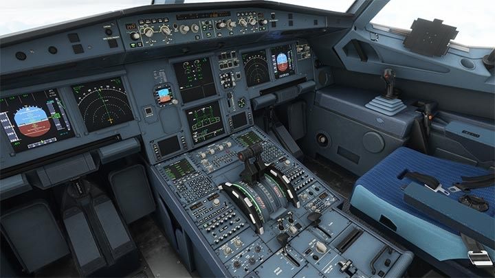 Taki widok ogląda się przez 90 procent czasu podczas lotu samolotem pasażerskim. - Flight Simulator: Samoloty pasażerskie - porady na start - Microsoft Flight Simulator 2020 - poradnik do gry