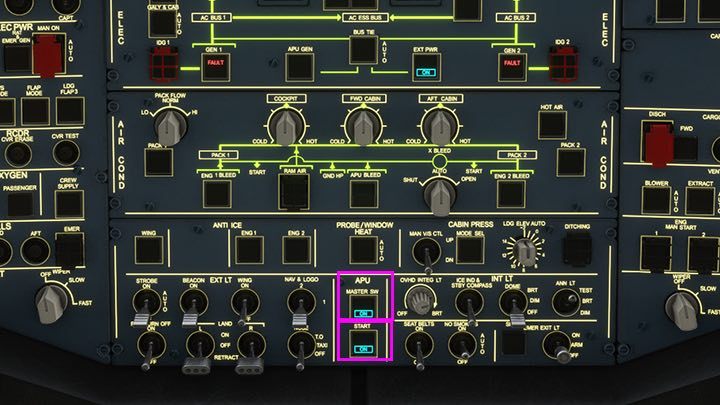 Czas na przygotowania do uruchomienia silników - Flight Simulator: Samolot pasażerski - przygotowanie do lotu, Cold Start - Microsoft Flight Simulator 2020 - poradnik do gry