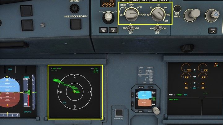 Plan lotu należy przede wszystkim sprawdzić na ekranie nawigacji ND - Flight Simulator: Komputer pokładowy MCDU - jak zaprogramować? - Microsoft Flight Simulator 2020 - poradnik do gry