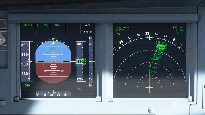 Waszym głównym zajęciem będzie pilnowanie czy autopilot prowadzi samolot zgodnie z wytyczoną trasą - Flight Simulator: Samolot pasażerski - lot po zaplanowanej trasie - Microsoft Flight Simulator 2020 - poradnik do gry