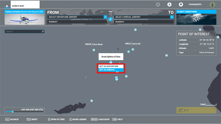 Możesz jednak od razu wybrać miejsce docelowe podróży - Flight Simulator: Porady na start - Microsoft Flight Simulator 2020 - poradnik do gry