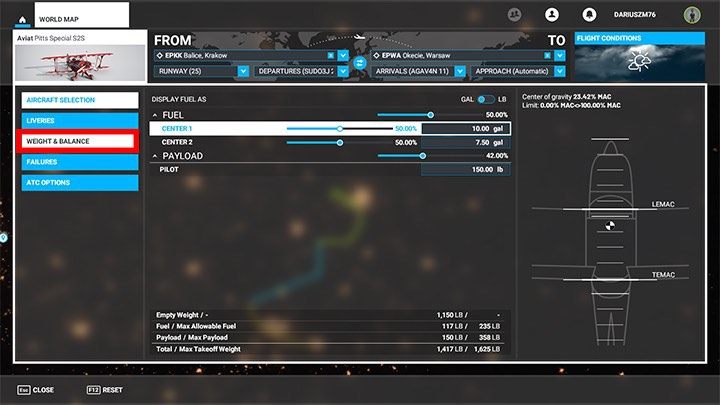 W kolejnej zakładce możesz ustalić rodzaj usterek i termin, kiedy się wydarzą - Flight Simulator: Tryby rozgrywki - Microsoft Flight Simulator 2020 - poradnik do gry