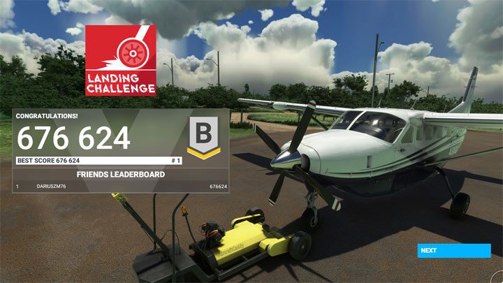 Za każde wykonane szkolenie lotnicze oraz zawody w lądowaniu otrzymacie stosowną ocenę, zależnie od liczby zdobytych punktów - Flight Simulator: Działania - jak zdobyć najwyższą ocenę? - Microsoft Flight Simulator 2020 - poradnik do gry