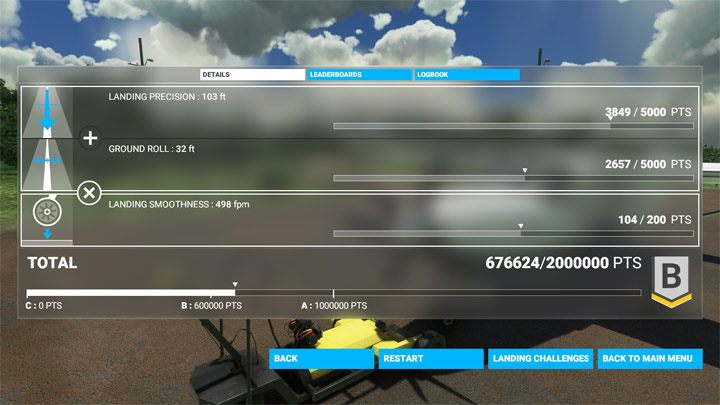 Punkty przyznawane są zawsze w kilku kategoriach, zależnie od rodzaju zadania - Flight Simulator: Działania - jak zdobyć najwyższą ocenę? - Microsoft Flight Simulator 2020 - poradnik do gry