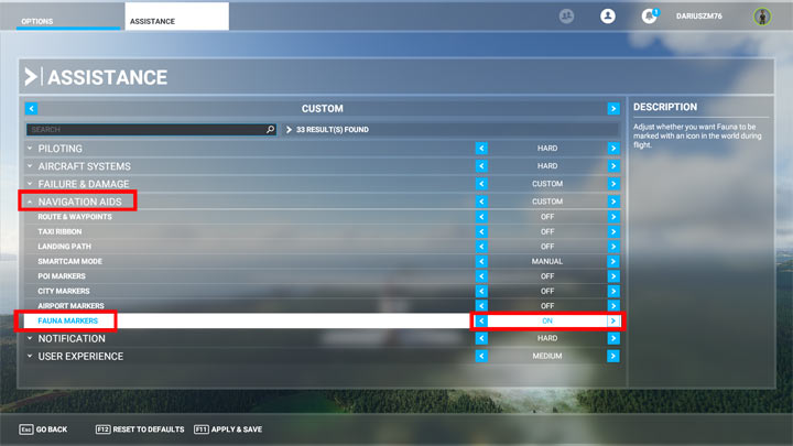 4 - Z pomocą interfejsu ekranowego nie powinno być już problemu ze znalezieniem zwierzaków - Flight Simulator: Zwierzęta - jak znaleźć? - Microsoft Flight Simulator 2020 - poradnik do gry