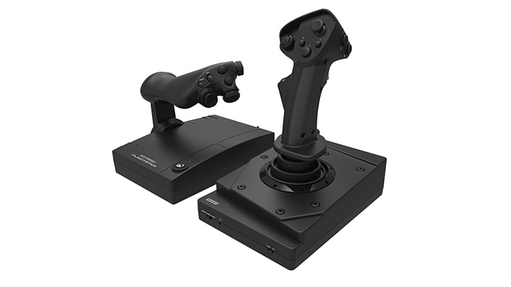 Zestaw HOTAS czyli joystick i osobna przepustnica firmy Hori dla Xboksa One zadziała z Series X i S - Flight Simulator: Xbox Series X i S - lista obsługiwanych kontrolerów i joysticków - Microsoft Flight Simulator 2020 - poradnik do gry