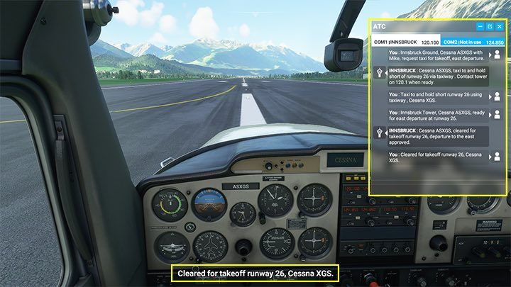 2 - Dostosuj wysokościomierz do lokalnego ciśnienia (Set Alitmeter) - Flight Simulator: Start z lotniska, podstawy - Microsoft Flight Simulator 2020 - poradnik do gry