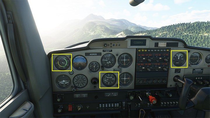 2 - Wciśnij klawisz B, by skalibrować wysokościomierz do lokalnego ciśnienia - Flight Simulator: Zniżanie (Descent) - Microsoft Flight Simulator 2020 - poradnik do gry