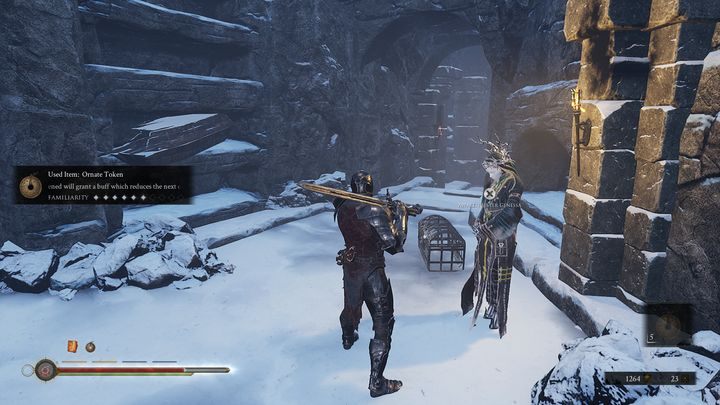 Porozmawiaj z Genessa oraz otwórz skrzynkę - Mortal Shell: Crypt of Martyrs solucja, opis przejścia - Mortal Shell - poradnik do gry