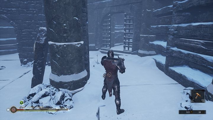 Gdy będziesz na dole, podnieś Glimpse of Wisdom - Mortal Shell: Crypt of Martyrs solucja, opis przejścia - Mortal Shell - poradnik do gry