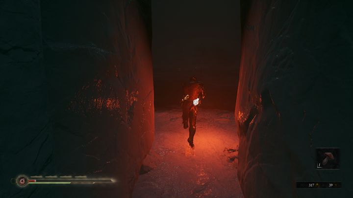 Udaj się do areny, na której walczyłeś z Enslaved Grisha i idź przed siebie - Mortal Shell: Crypt of Martyrs solucja, opis przejścia - Mortal Shell - poradnik do gry