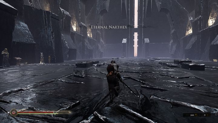 Na samym początku podejdź do Sester Genessa po lewej stronie - Mortal Shell: Seat of Infinity solucja, opis przejścia - Mortal Shell - poradnik do gry