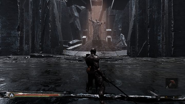 Za rogiem po lewej i prawej stronie zaatakują cię Faceless Cleric - Mortal Shell: Seat of Infinity solucja, opis przejścia - Mortal Shell - poradnik do gry