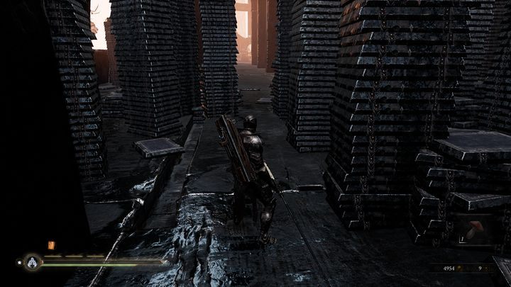 Po prawej stronie zaś znajduje się kolejna Inskrypcja - Mortal Shell: Seat of Infinity solucja, opis przejścia - Mortal Shell - poradnik do gry