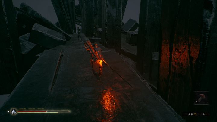 Po przejściu przez teleport napotkasz znowu ten sam zestaw przeciwników, Sester, strzelca oraz Faceless Cleric - Mortal Shell: Seat of Infinity solucja, opis przejścia - Mortal Shell - poradnik do gry