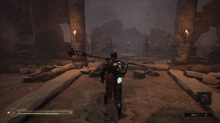 Dalej znajdziesz Sester Genessa, odblokuj ją już teraz, aby nie musieć w przypadku zgonu ponawiać wcześniejszych walk - Mortal Shell: Shrine of Ash solucja, opis przejścia - Mortal Shell - poradnik do gry