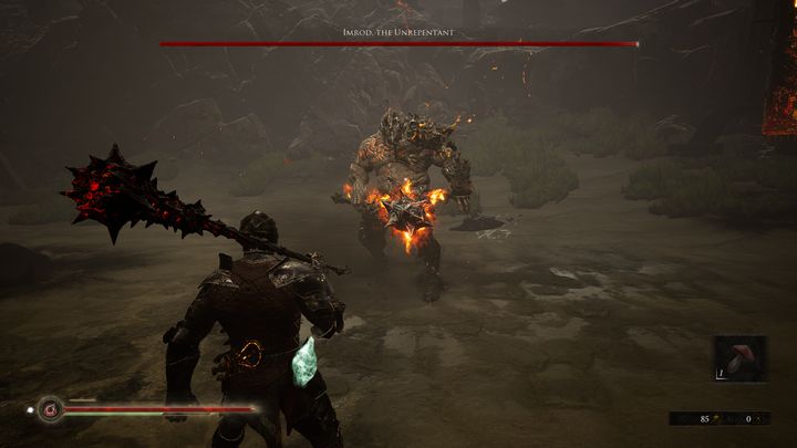 Najważniejszym jest, aby zachować krótki dystans walcząc z Imrod - Mortal Shell: Imrod, the Unrepentant boss, jak pokonać - Mortal Shell - poradnik do gry