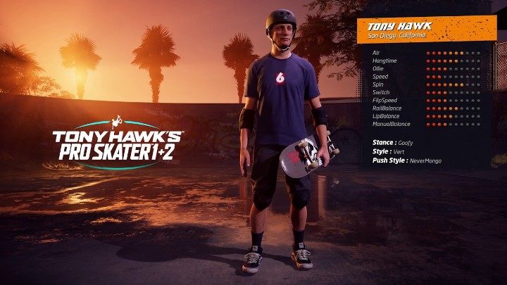 W grze pojawiają się: Tony Hawk, Bucky Lasek, Steve Caballero, Bob Burnquist, Jamie Thomas, Kareem Campbell, Rune Glifberg, Rodney Mullen, Eric Koston, Chad Muska, Elissa Thomas, Andrew Reynolds, Geoff Rowley, Lizzie Armanto, Leo Baker, Leticia Bufoni, Riley Hawk, Nyjah Huston, Tyshawn Jones, Aori N - Tony Hawks Pro Skater 1+2: Wersja 2000 a 2020 - jakie są różnice? - Tony Hawks Pro Skater 1+2 - poradnik do gry