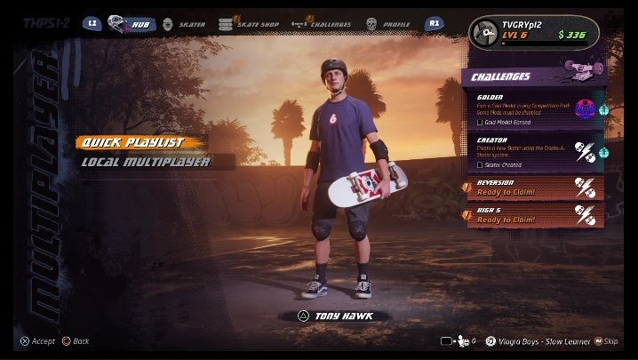 Rodzaj trofeum: brązowe - Tony Hawks Pro Skater 1+2: Trofea/Osiągnięcia, lista - Tony Hawks Pro Skater 1+2 - poradnik do gry