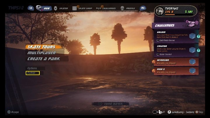 1 - Tony Hawks Pro Skater 1+2: Tutorial - jak włączyć? - Tony Hawks Pro Skater 1+2 - poradnik do gry