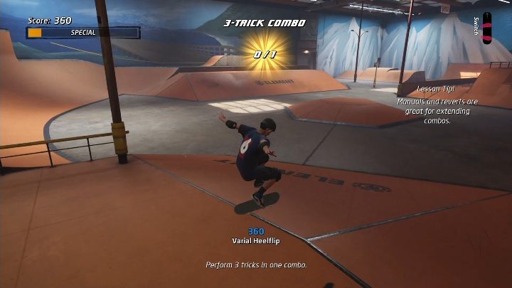 Samouczek możesz powtórzyć, w każdej chwili - Tony Hawks Pro Skater 1+2: Porady na start - Tony Hawks Pro Skater 1+2 - poradnik do gry