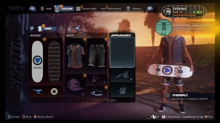 Możesz wybrać - Tony Hawks Pro Skater 1+2: Tworzenie bohatera - Tony Hawks Pro Skater 1+2 - poradnik do gry