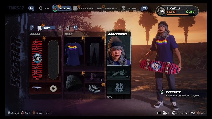 Elementy do kreacji swojego bohatera odblokujesz wykonując wyzwania oraz przechodząc fabułę gry - Tony Hawks Pro Skater 1+2: Tworzenie bohatera - Tony Hawks Pro Skater 1+2 - poradnik do gry