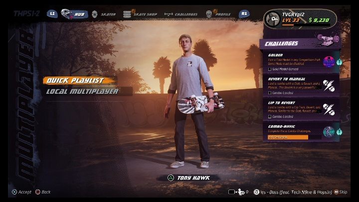 Po przejściu dalej dostaniesz wybór - Tony Hawks Pro Skater 1+2: Tryb multiplayer - informacje ogólne - Tony Hawks Pro Skater 1+2 - poradnik do gry