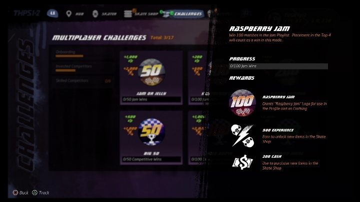 W tej kategorii znajdziesz 6 wyzwań - Tony Hawks Pro Skater 1+2: Wyzwania - multiplayer - Tony Hawks Pro Skater 1+2 - poradnik do gry