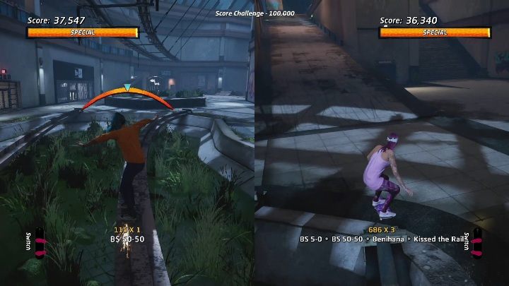 W tym trybie toczysz walkę na najlepszy wynik - Tony Hawks Pro Skater 1+2: Score Challenge - tryb multiplayer - Tony Hawks Pro Skater 1+2 - poradnik do gry